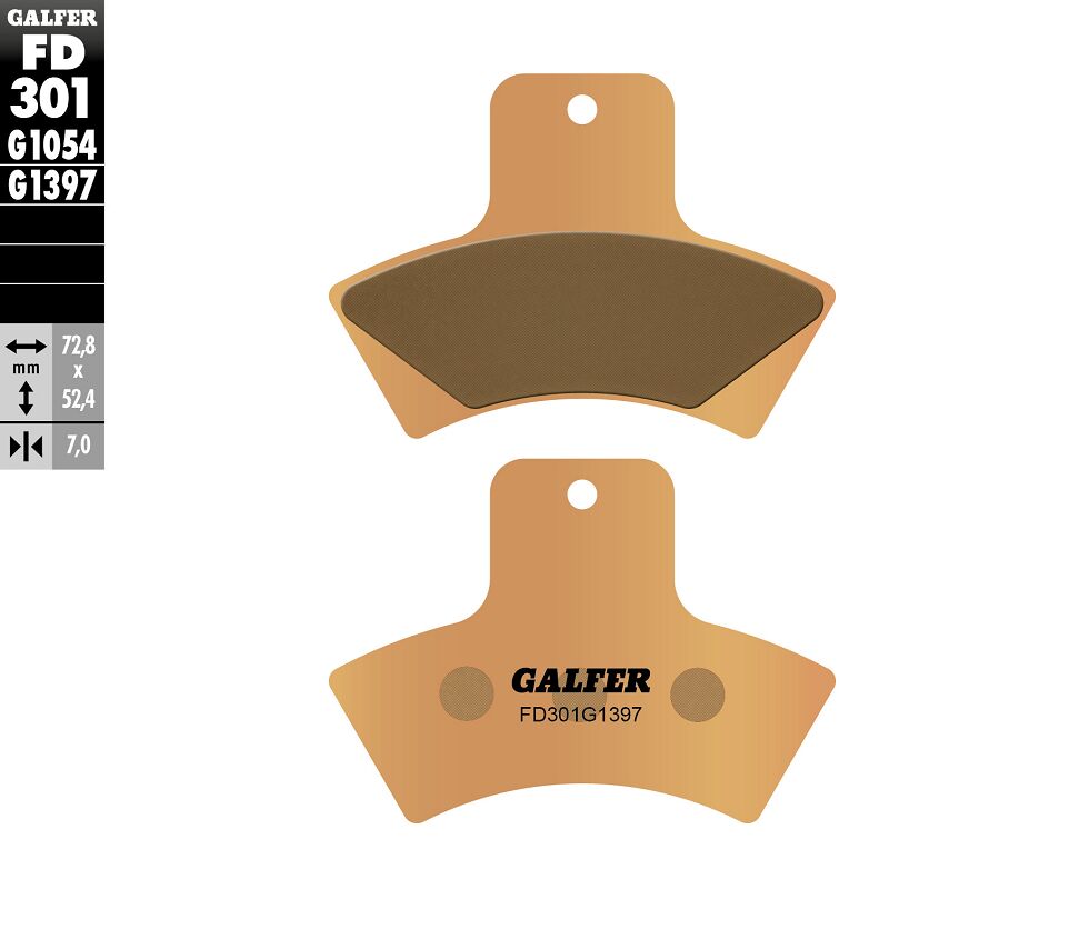 Galfer Brake Pad Sintered Atv