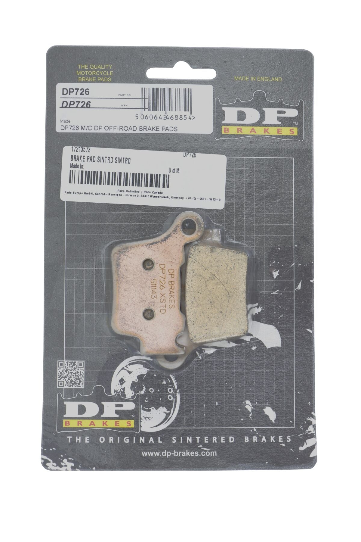 Dp Brakes Brake Pad Sintrd