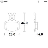 Moto Master Brake Pads Nitro