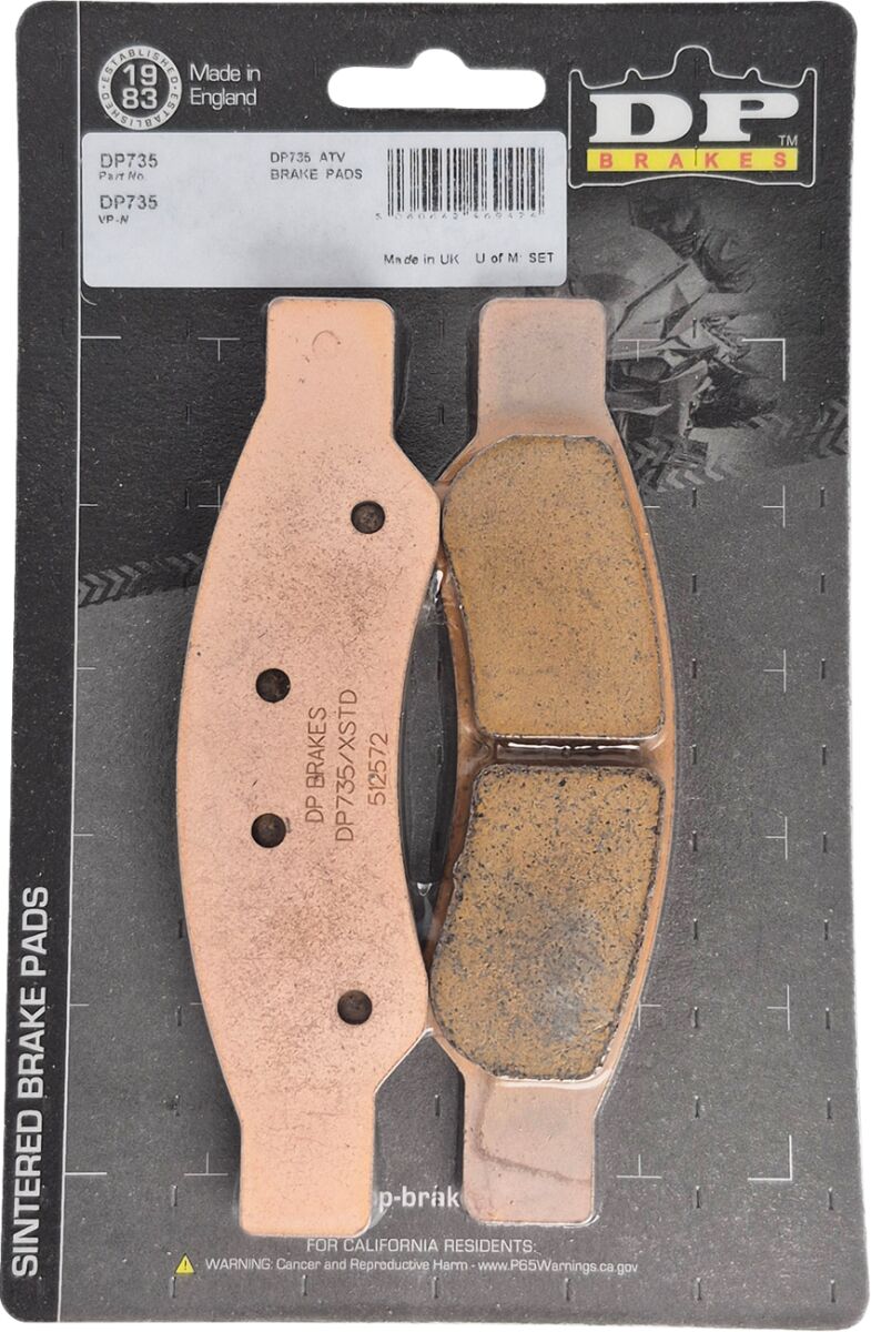 Dp Brakes Brake Pad Sintered Can Am Dp73