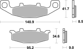 Sbs Brake Pad Sint Fr