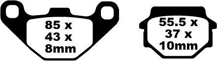 Ebc Brake Pad Fa Ser Organic
