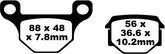 Ebc Brake Pad Fa Ser Organic