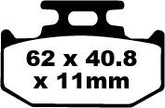 Ebc Brake Pad Carbon Tt Dirt