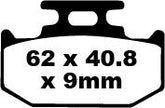 Ebc Brake Pad Carbon Tt Dirt