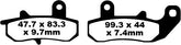 Ebc Brake Pad Fa Ser Organic