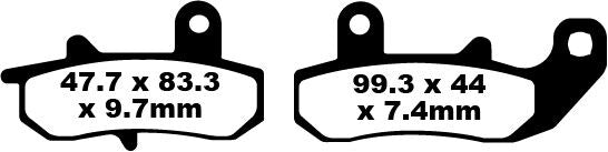 Ebc Brake Pad Fa Ser Organic