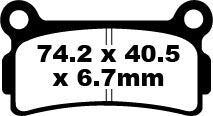 Ebc Brake Pad Fa Ser Organic