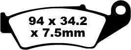 Ebc Brake Pad Carbon Tt Dirt