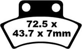 Ebc Brake Pad Carbon Tt Dirt