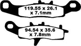 Ebc Brake Pad Carbon Tt Dirt