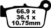 Ebc Brake Pad Carbon Tt Dirt