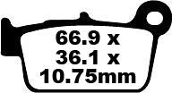 Ebc Brake Pad Carbon Tt Dirt