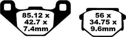Ebc Brake Pad Fa Ser Organic