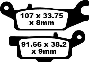 Ebc Brake Pad Carbon Tt Dirt
