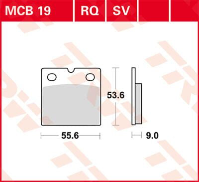 Trw Brake Pad Trw Mcb19