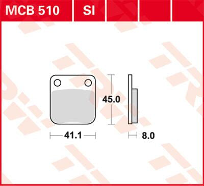 Trw Brake Pad Trw Mcb510