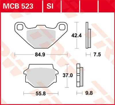 Trw Brake Pad Trw Mcb523