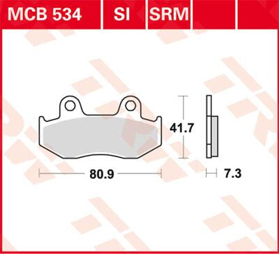 Trw Brake Pad Trw Mcb534
