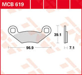 Trw Brake Pad Trw Mcb619