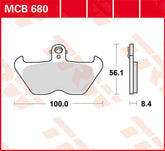 Trw Brake Pad Trw Mcb680