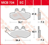 Trw Brake Pad Trw Mcb734