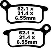 Ebc Brake Pad Carbon Tt Dirt