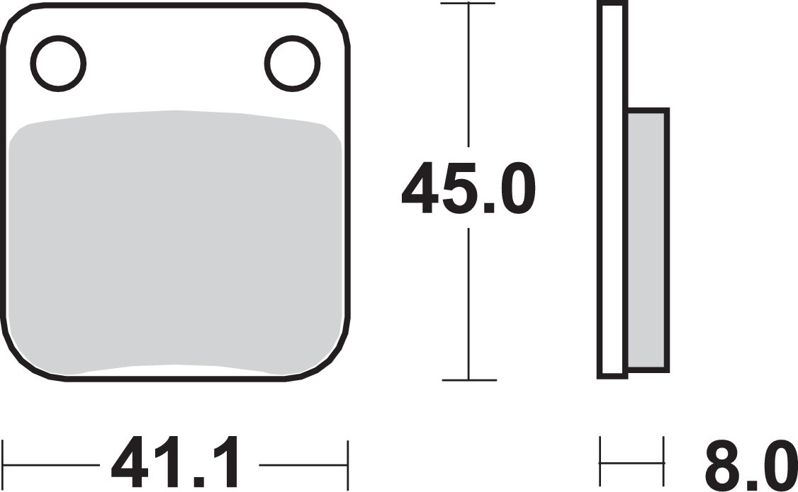 Sbs Brake Pad Sint/Car Off