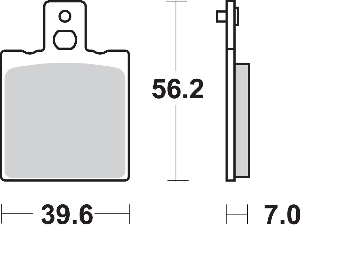 Sbs Brake Pad Sint Rear
