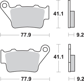 Sbs Brake Pad Sint Rear