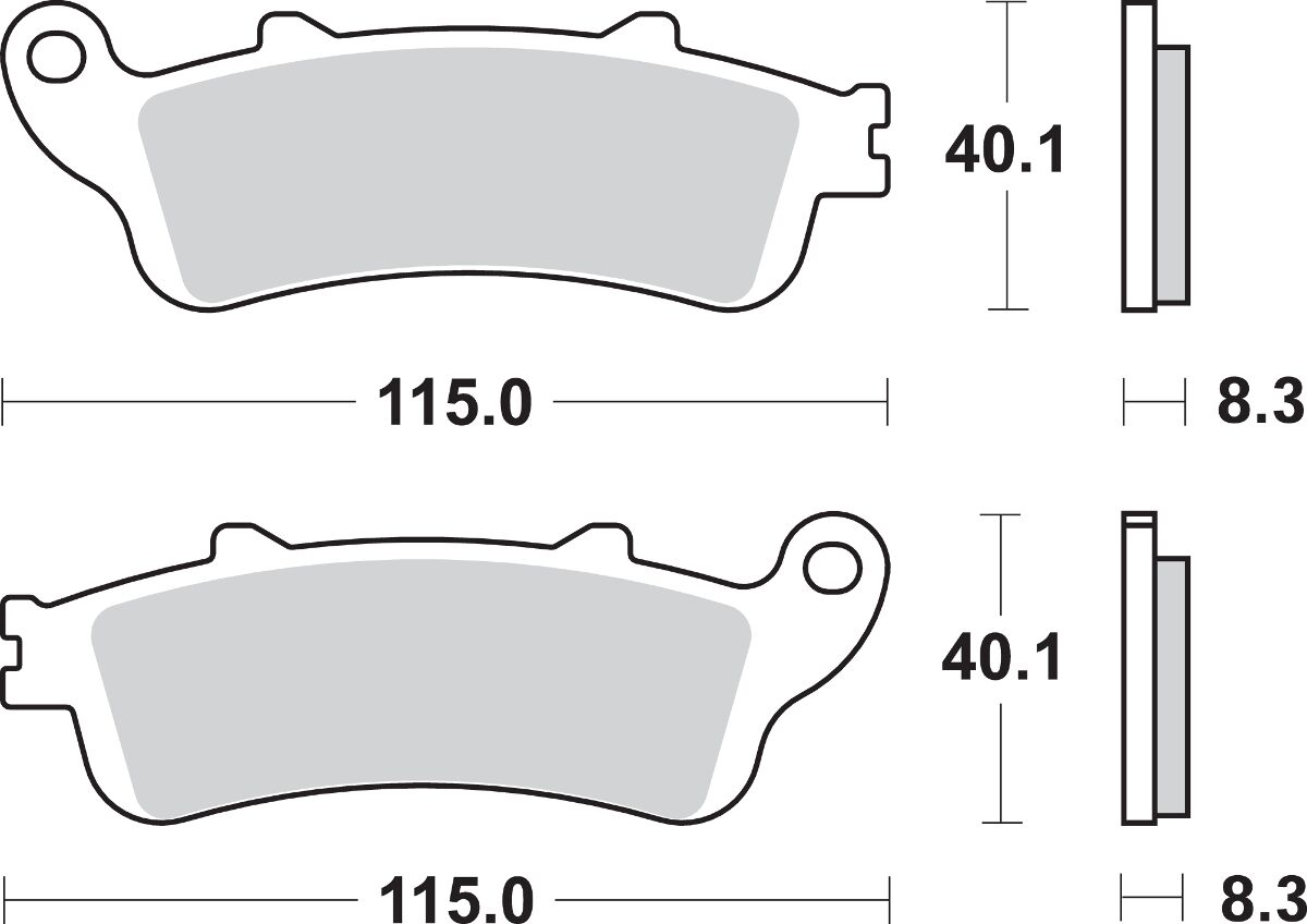 Sbs Brake Pad Sint Rear