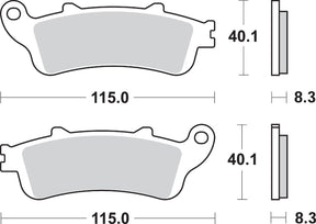 Sbs Brake Pad Sint Rear
