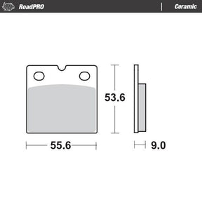 Moto Master Brake Pad Ceramic