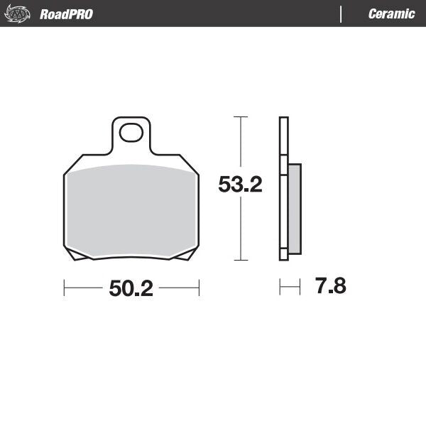 Moto Master Brake Pad Ceramic