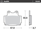 Moto Master Brake Pad Ceramic