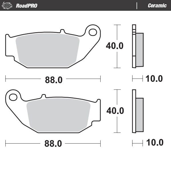Moto Master Brake Pad Ceramic