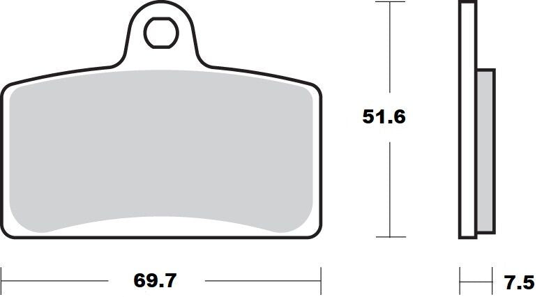 Moto Master Brake Pad Ceramic