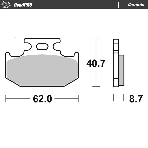 Moto Master Brake Pad Ceramic