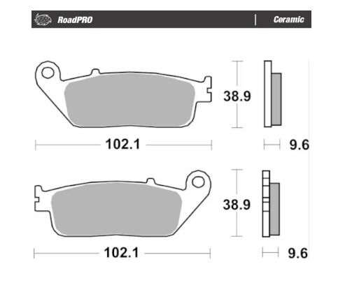 Moto Master Brake Pad Ceramic