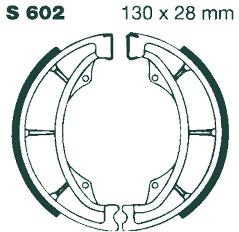 Ebc Brake Shoe Grooved