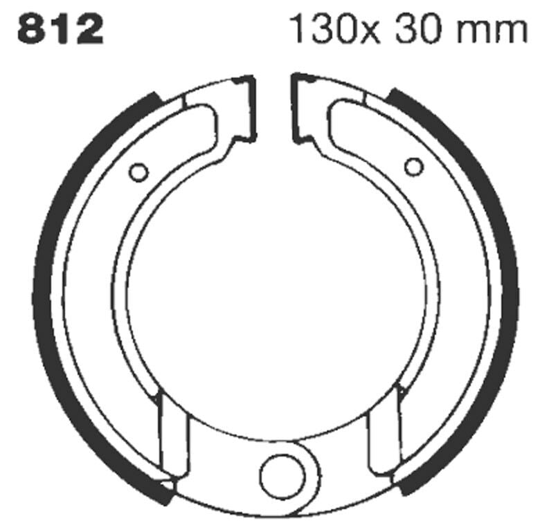 Ebc Brake Shoe Grooved