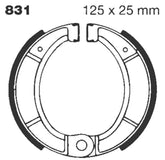Ebc Brake Shoe Grooved