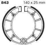 Ebc Brake Shoe Grooved