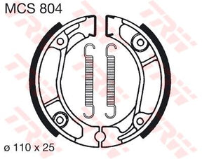 Trw Brake Shoes Trw Mcs804