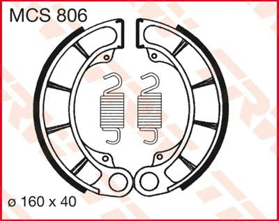 Trw Brake Shoes Trw Mcs806