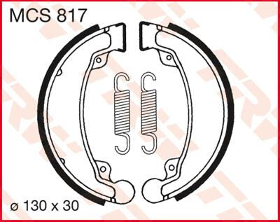 Trw Brake Shoes Trw Mcs817