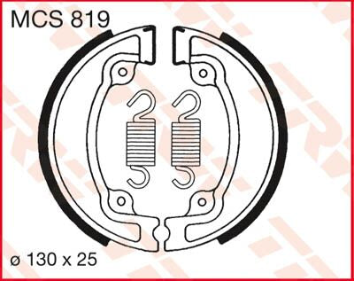 Trw Brake Shoes Trw Mcs819