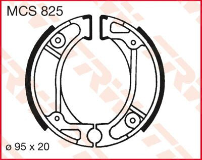 Trw Brake Shoes Trw Mcs825
