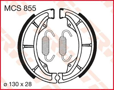 Trw Brake Shoes Trw Mcs855