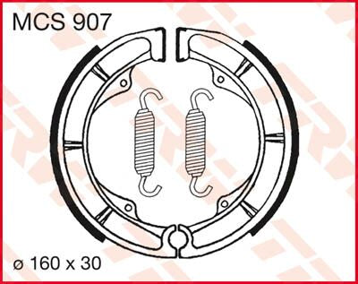 Trw Brake Shoes Trw Mcs907